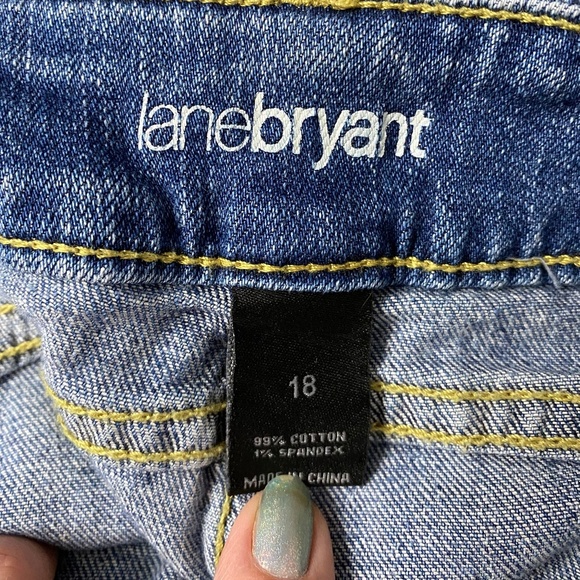 Lane Bryant Distressed Crop Jeans - Picture 8 of 8